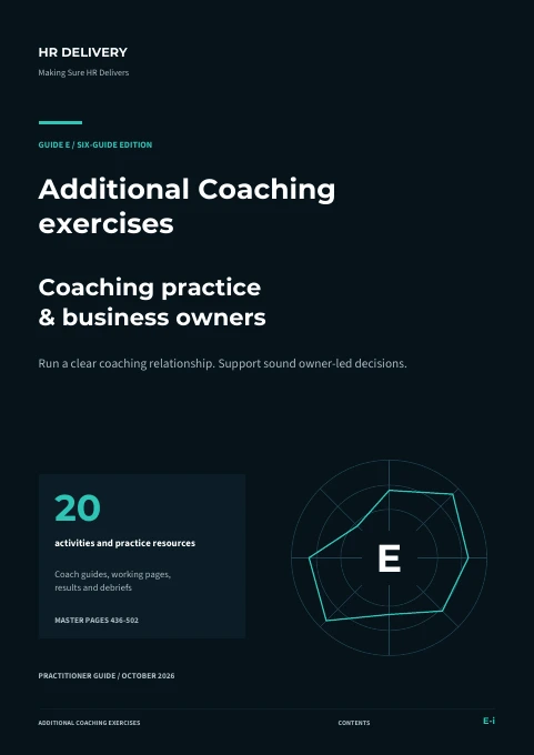 Cover: Coaching Practice & Business Owners