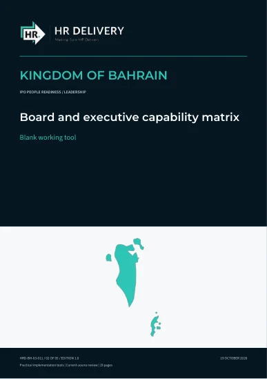 Bahrain document cover