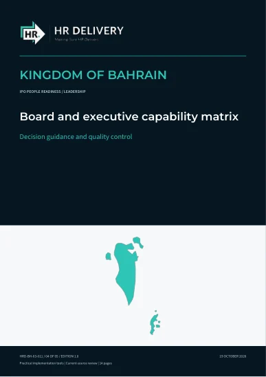 Bahrain document cover