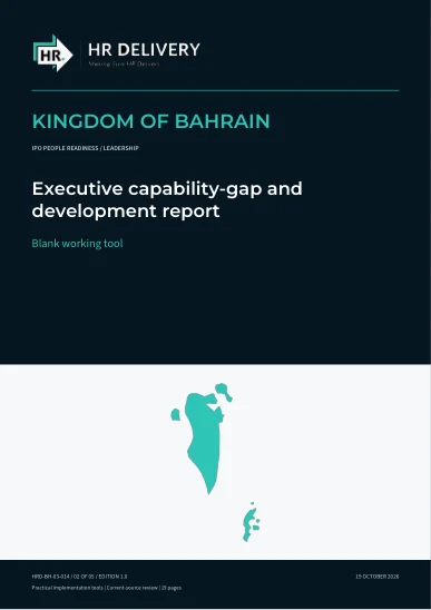 Bahrain document cover