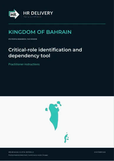 Bahrain document cover