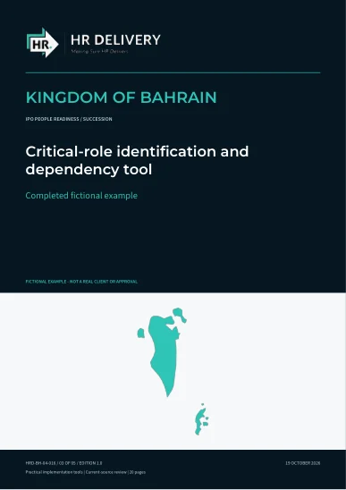 Bahrain document cover