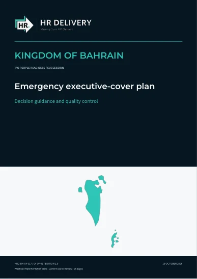 Bahrain document cover