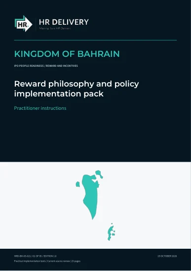 Bahrain document cover