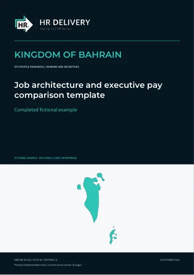 Bahrain document cover