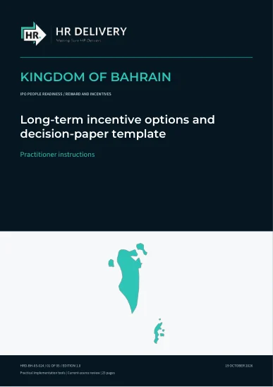 Bahrain document cover