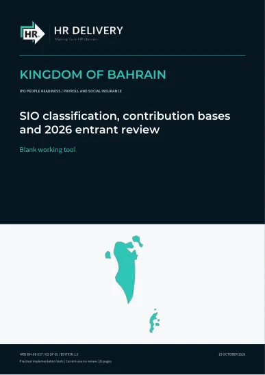 Bahrain document cover