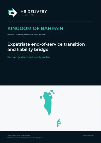 Bahrain document cover