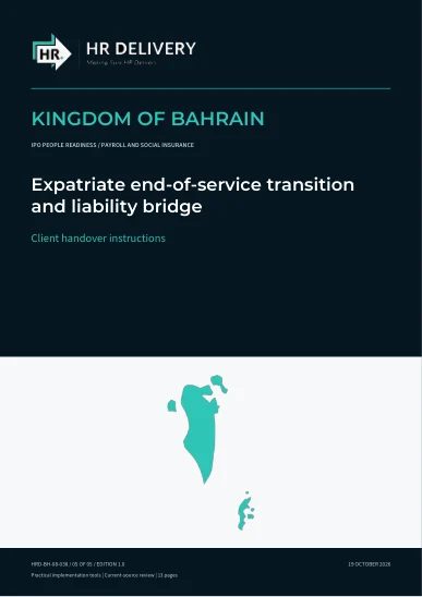 Bahrain document cover
