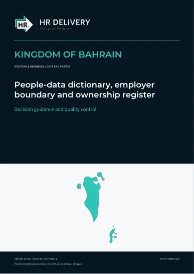Bahrain document cover