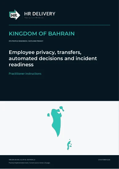 Bahrain document cover