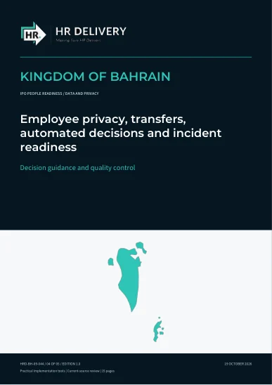 Bahrain document cover