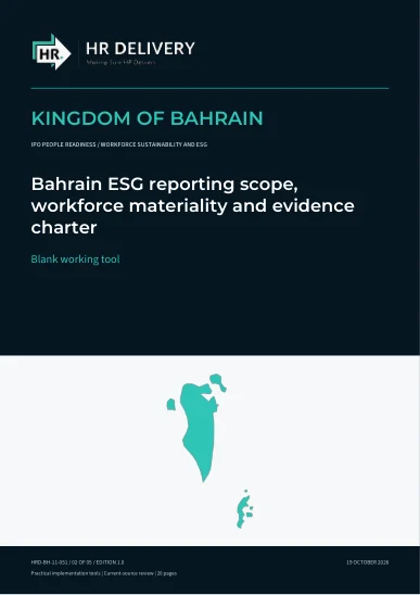 Bahrain document cover