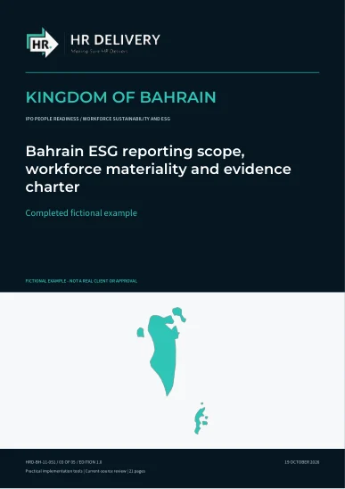 Bahrain document cover