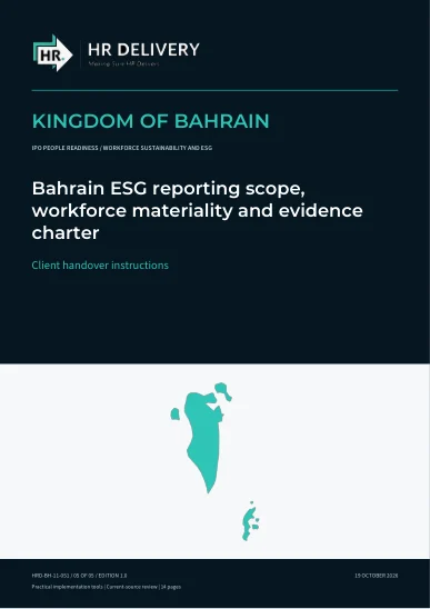 Bahrain document cover