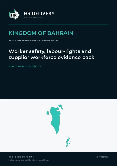 Bahrain document cover