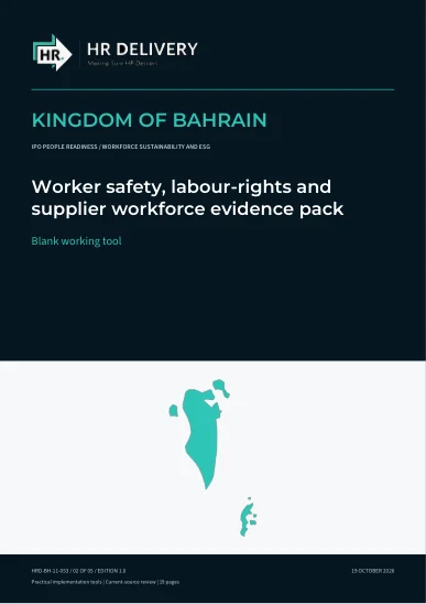 Bahrain document cover