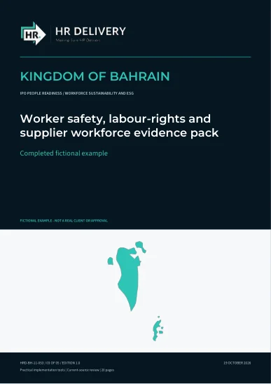Bahrain document cover