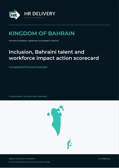 Bahrain document cover