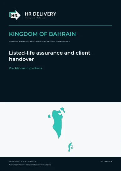 Bahrain document cover