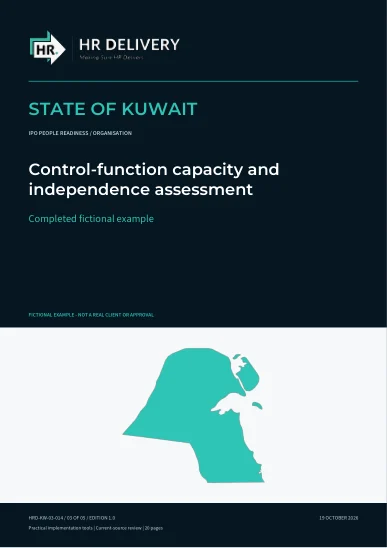 Kuwait document cover