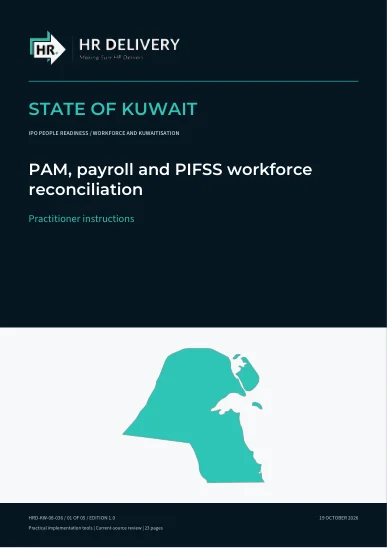 Kuwait document cover