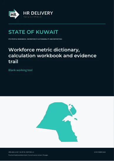 Kuwait document cover