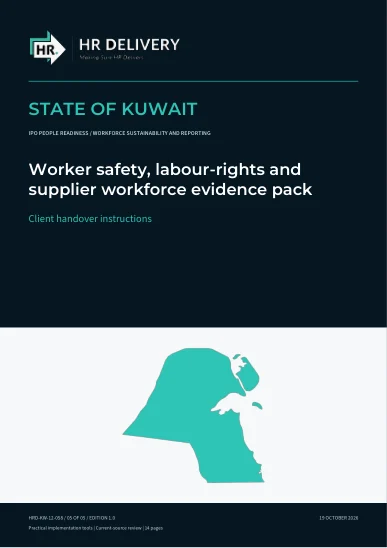 Kuwait document cover