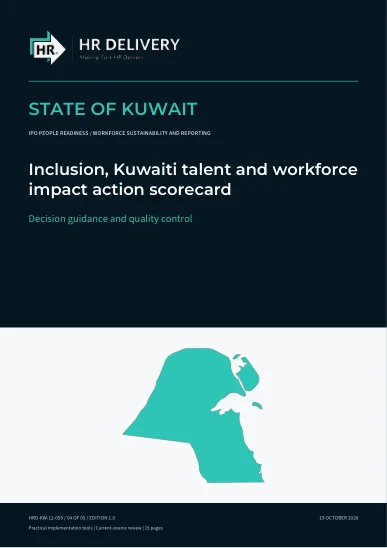Kuwait document cover