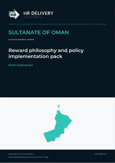 Oman document cover
