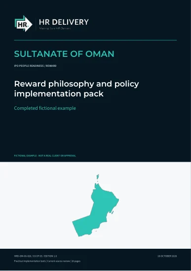 Oman document cover