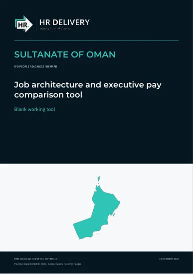 Oman document cover