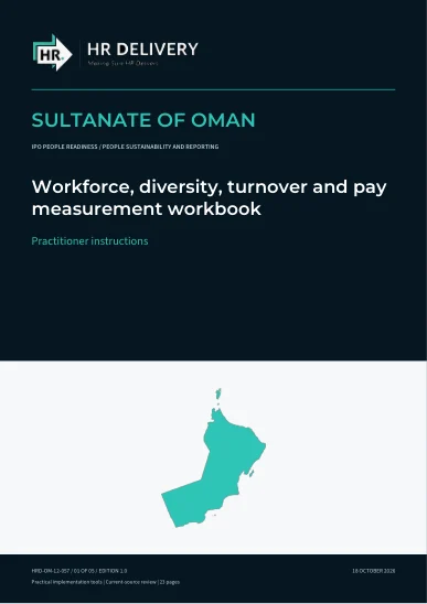 Oman document cover