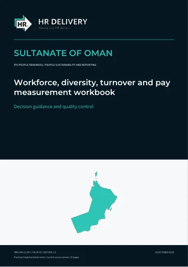 Oman document cover