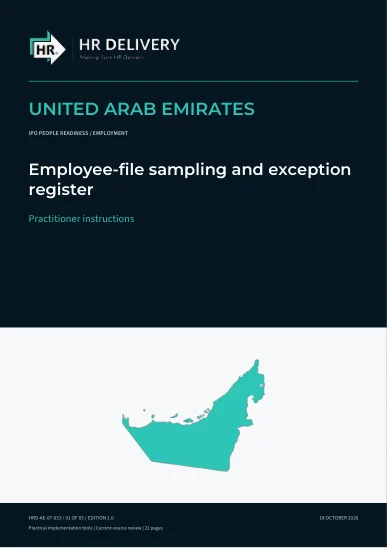 UAE document cover