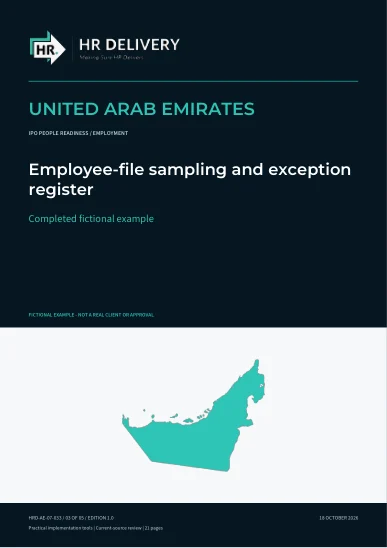 UAE document cover