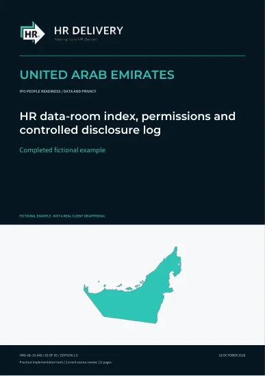 UAE document cover